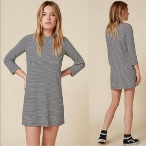 Reformation Benji Striped T-Shirt Dress